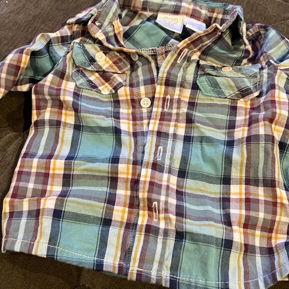 Koala kids button down plaid shirts - nb & 6 months - Picture 3 of 3